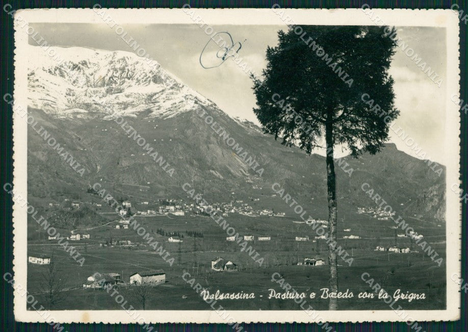 Lecco Pasturo Baiedo Grigna PIEGATA Foto FG cartolina KB3162 – fronte