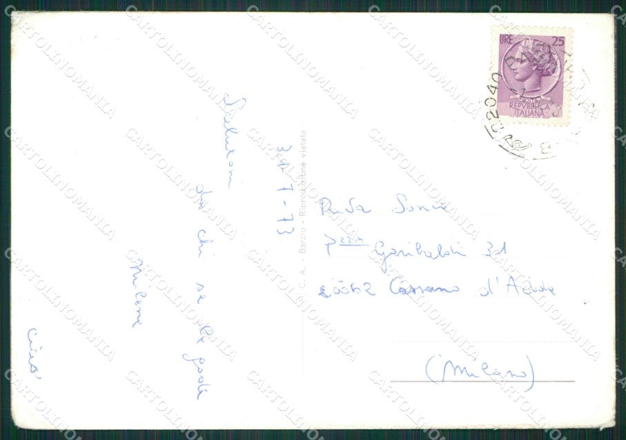 Lecco Pasturo PIEGHINE Foto FG cartolina KB3164 – retro