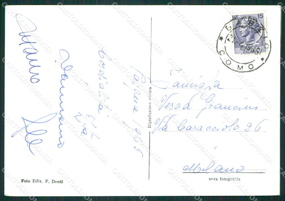Lecco Barzio Valsassina PIEGHINA Foto FG cartolina KB3165 – retro