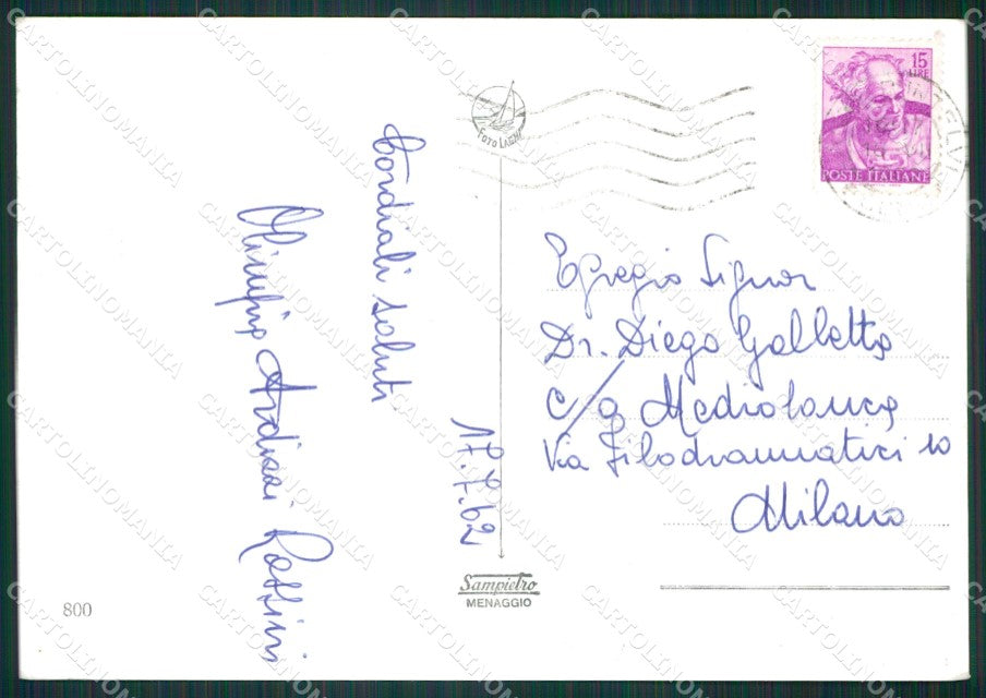 Como Lanzo d'Intelvi Foto FG cartolina KB3177 – retro