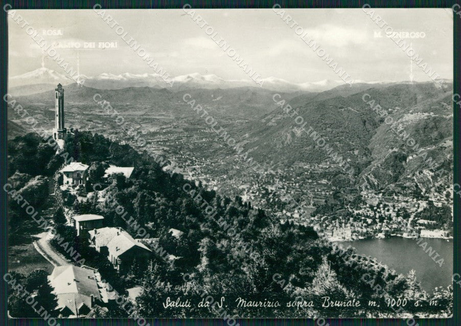 Como Brunate San Maurizio Lago di Como Foto FG cartolina KB3181 – fronte