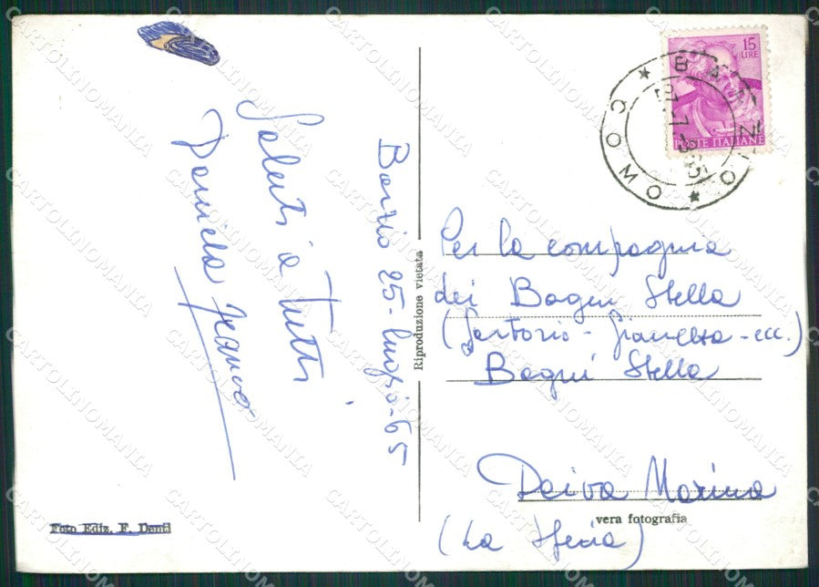 Lecco Barzio Foto FG cartolina KB3185 – retro