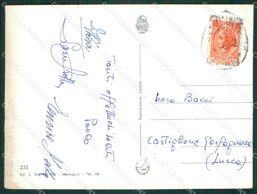 Como Lanzo d'Intelvi PIEGHE ABRASA Foto FG cartolina KB3192 – retro