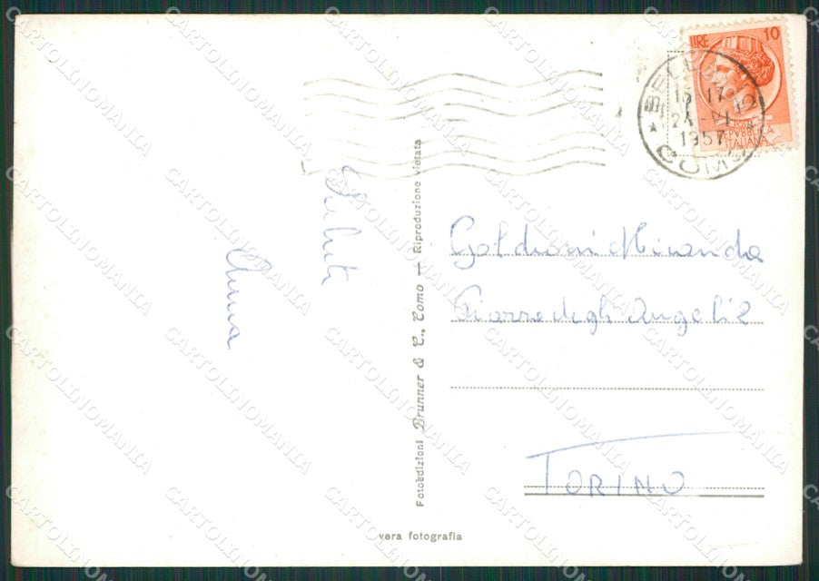 Como Bellagio Lago di Como Foto FG cartolina KB3193 – retro