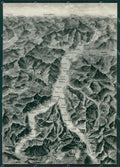 Como Lago di Mappa Foto FG cartolina KB3204 – fronte