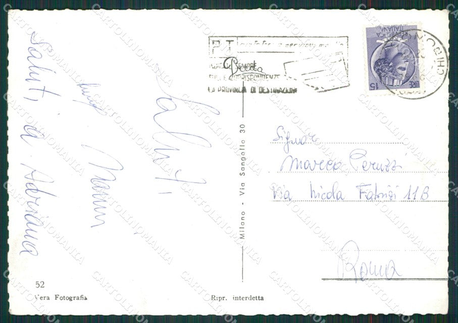 Como Città Lago di Foto FG cartolina KB3212 – retro