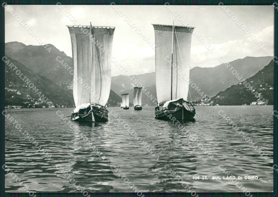Como Lago di Barche Foto FG cartolina KB3230 – fronte