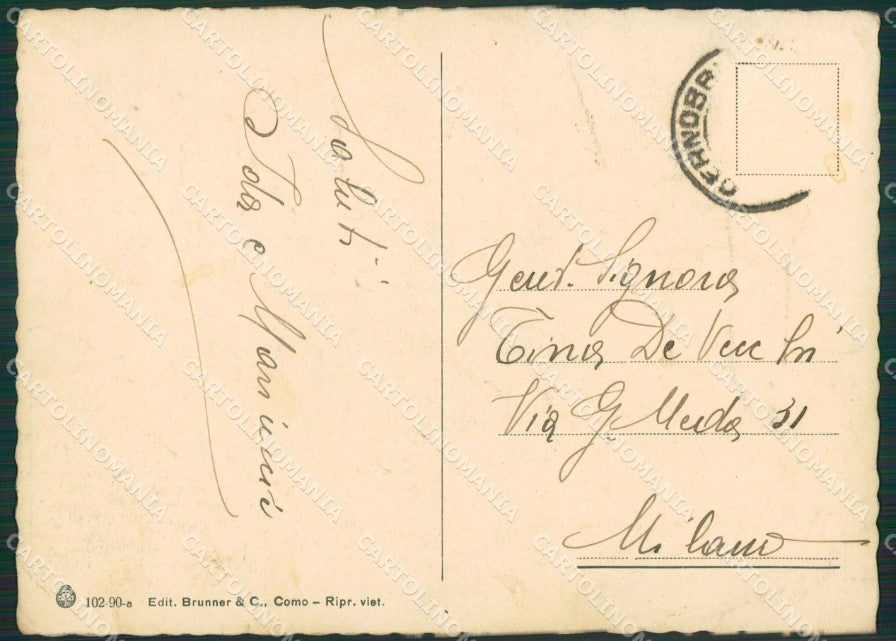 Como Moltrasio Lago di Como FG cartolina KB3238 – retro