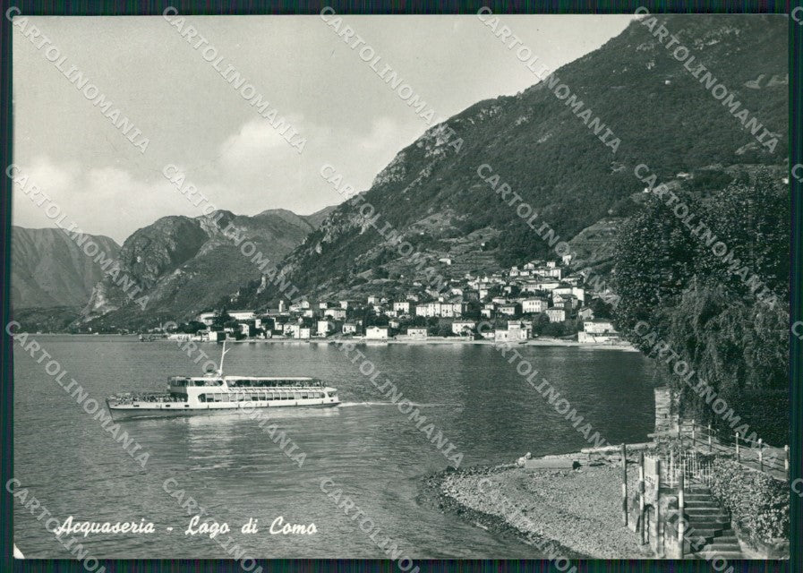 Como Acquaseria Lago di Como Battello Foto FG cartolina KB3239 – fronte