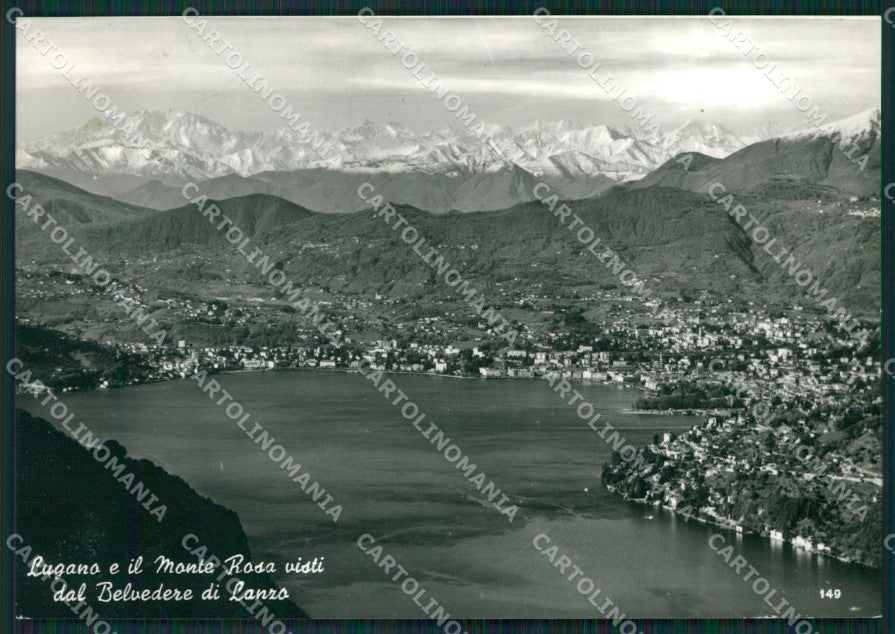 Como Lanzo d'Intelvi Lugano Lago di Foto FG cartolina KB3245 – fronte
