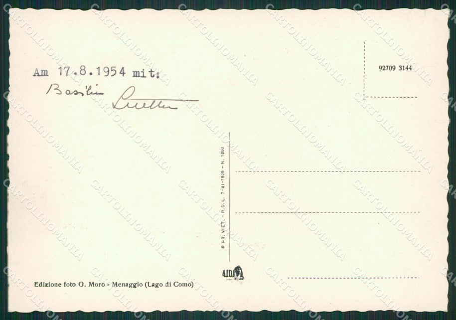 Como Menaggio Lago di Como FG cartolina KB3248 – retro
