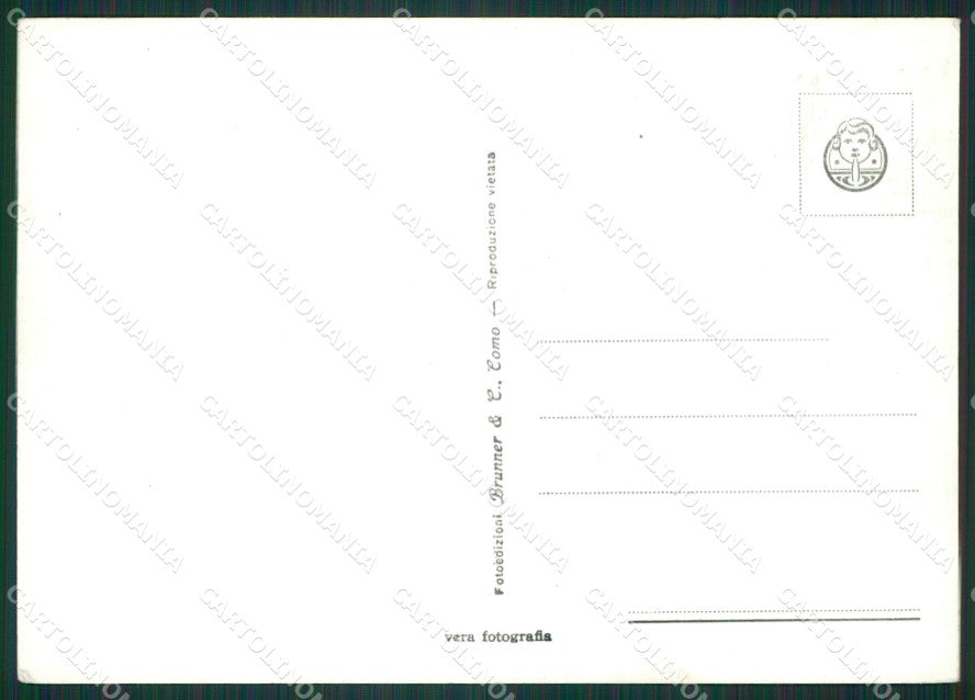 Como Brunate Mappa Foto FG cartolina KB3250 – retro