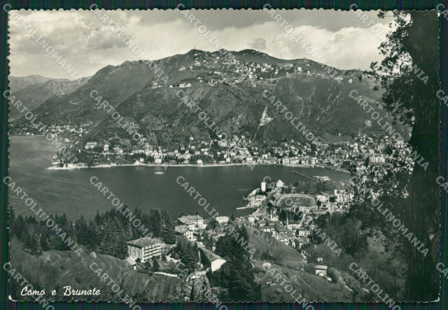 Como Brunate Lago di Como Foto FG cartolina KB3253 – fronte
