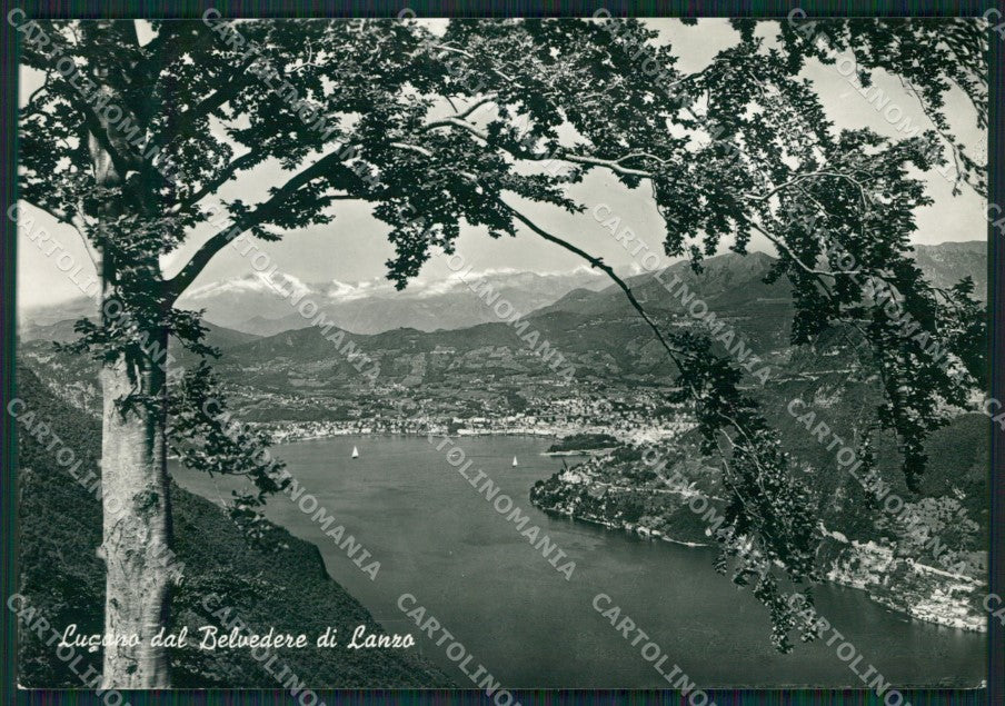 Como Lanzo d'Intelvi Lugano Lago di Foto FG cartolina KB3264 – fronte