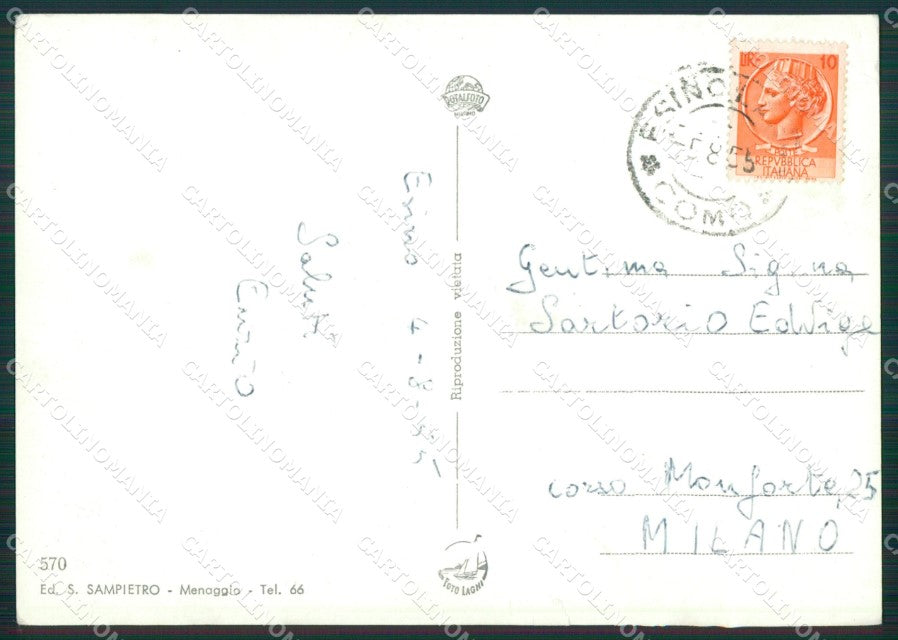 Lecco Esino Lario Grigna PIEGHINE Foto FG cartolina KB3273 – retro