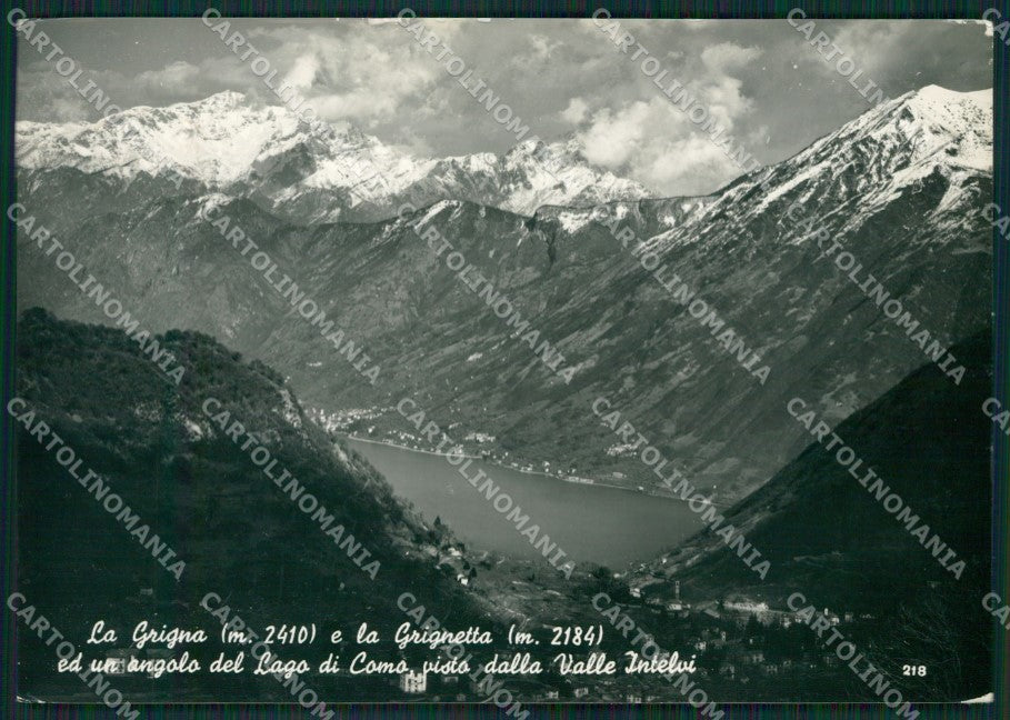 Como Lago di Grigna e Grignetta Foto FG cartolina KB3276 – fronte