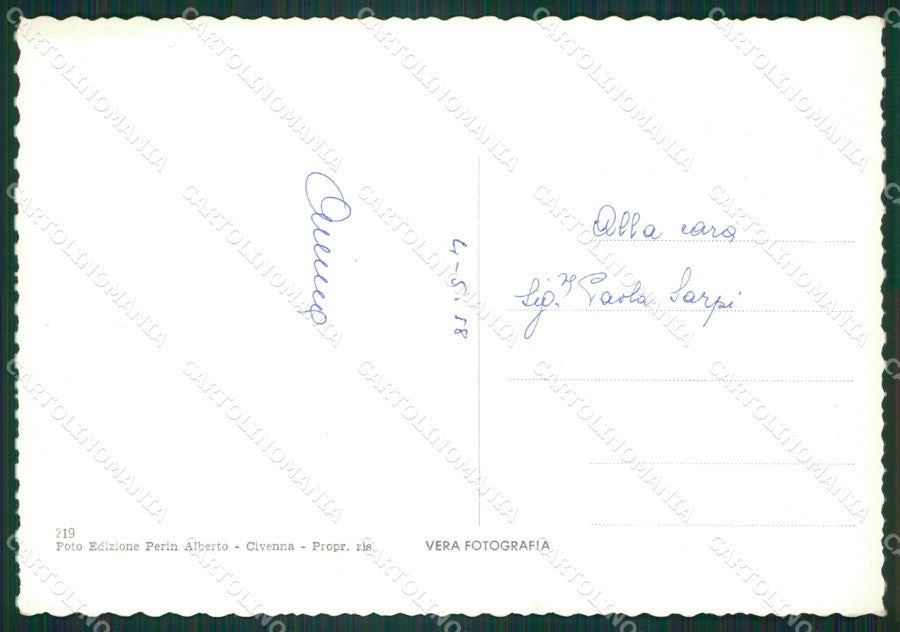 Como Civenna Piano Rancio Lago di Como Grigne Foto FG cartolina KB3279 – retro