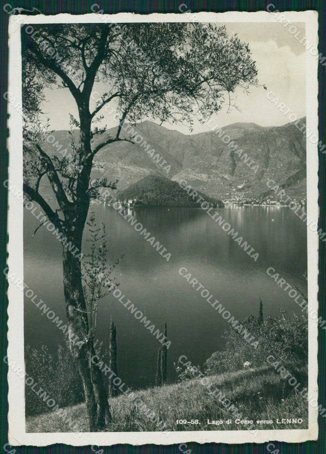 Como lenno Lago di Como PIEGHINE Foto FG cartolina KB3282 – fronte