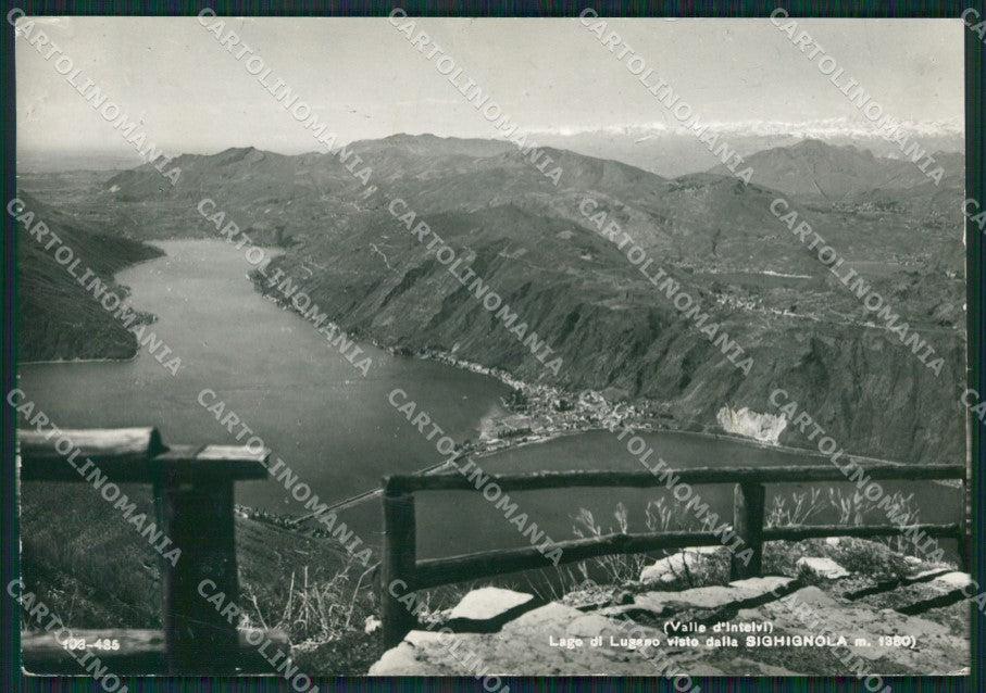 Como Lanzo d'Intelvi Sighignola Lugano Lago di Foto FG cartolina KB3289 – fronte