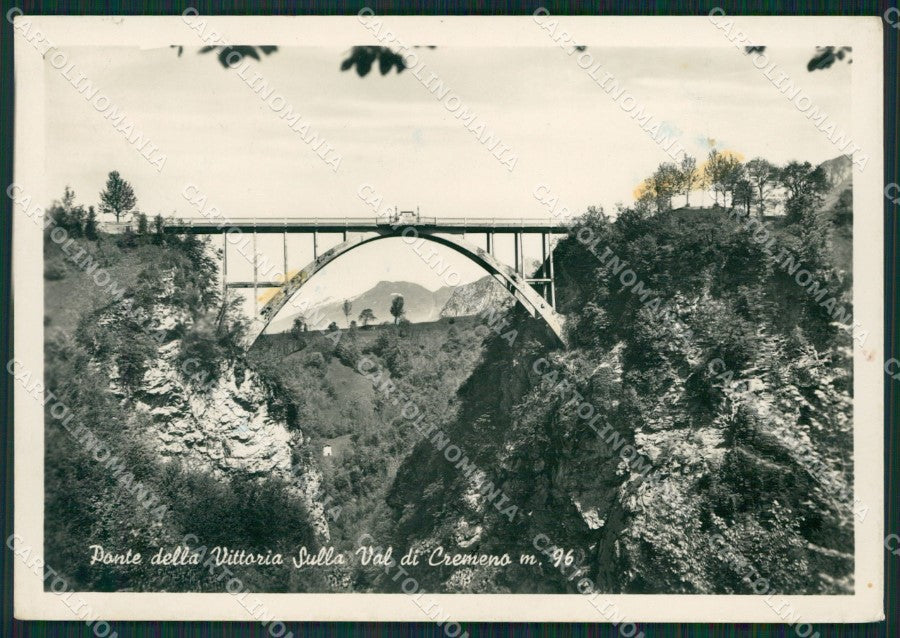 Lecco Premeno Ponte della Vittoria Foto FG cartolina KB3294 – fronte