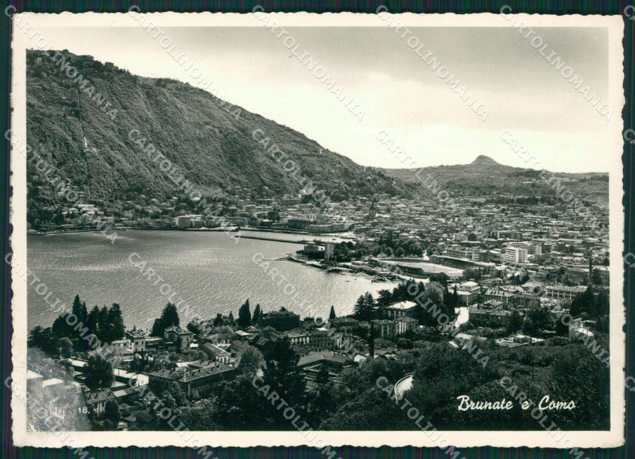 Como Brunate Lago di Como ABRASA Foto FG cartolina KB3305 – fronte