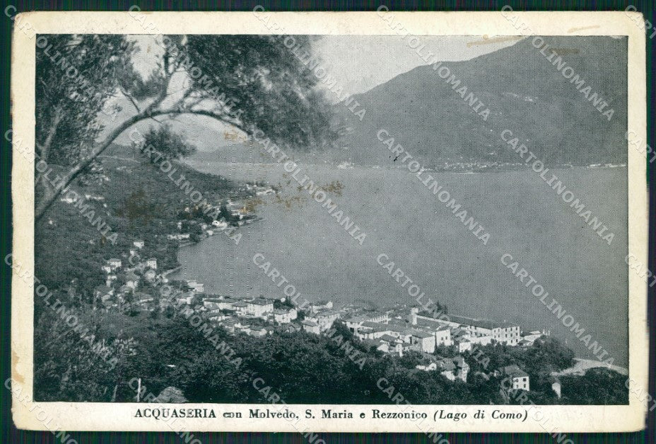 Como Acquaseria Molveno Santa Maria Rezzonico Lago di Como FG cartolina KB3311 – fronte