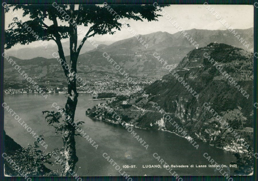 Como Lanzo d'Intelvi Lugano Lago di Foto FG cartolina KB3324 – fronte