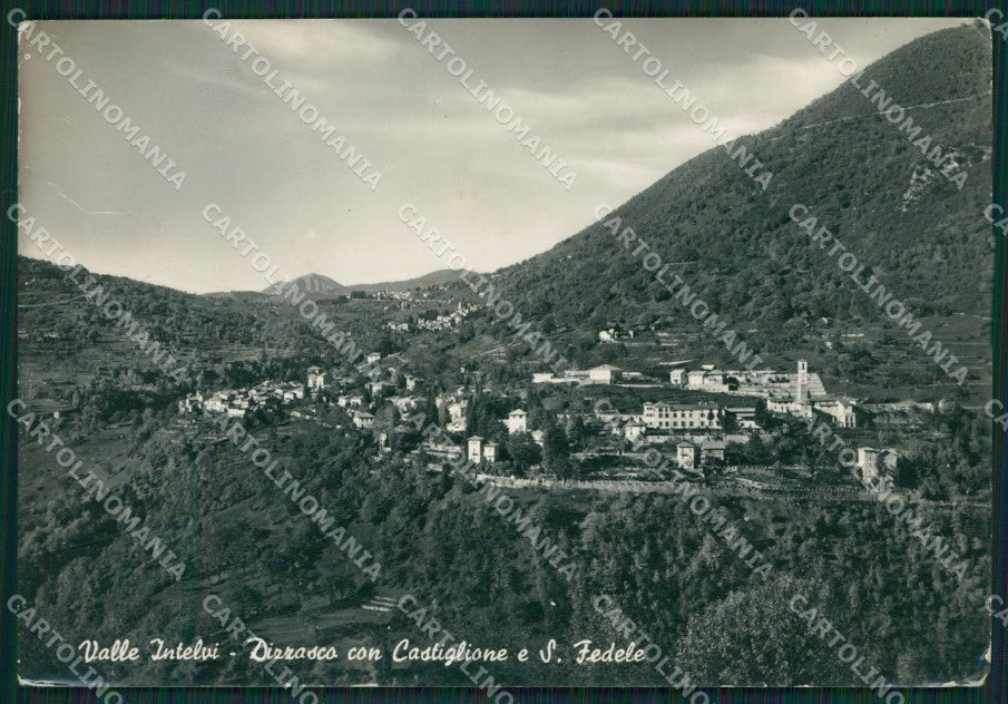 Como Dizzasco Castiglione San Fedele PIEGHE Foto FG cartolina KB3336 – fronte