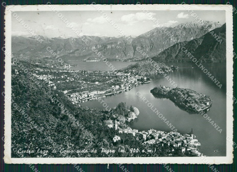 Como Pigra Lago di Como PIEGHINE FORI Foto FG cartolina KB3340 – fronte