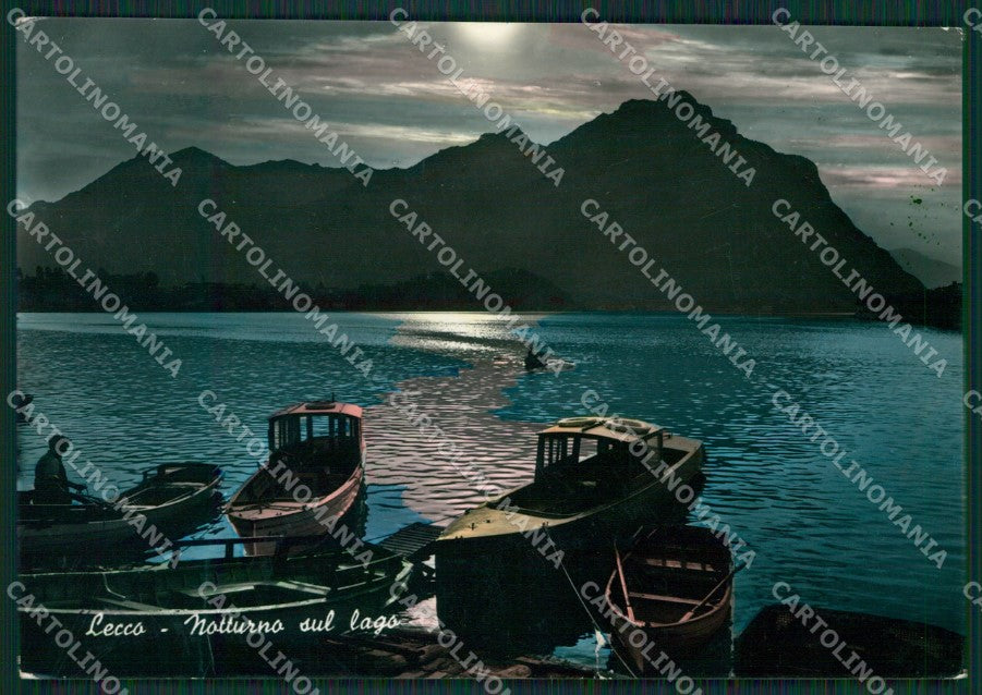 Lecco Lago di Barche SRAPPINO Foto FG cartolina KB3344 – fronte