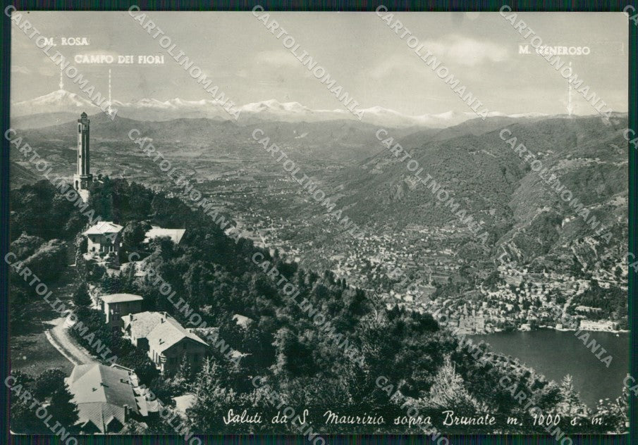 Como Brunate San Maurizio Lago di Como Foto FG cartolina KB3346 – fronte