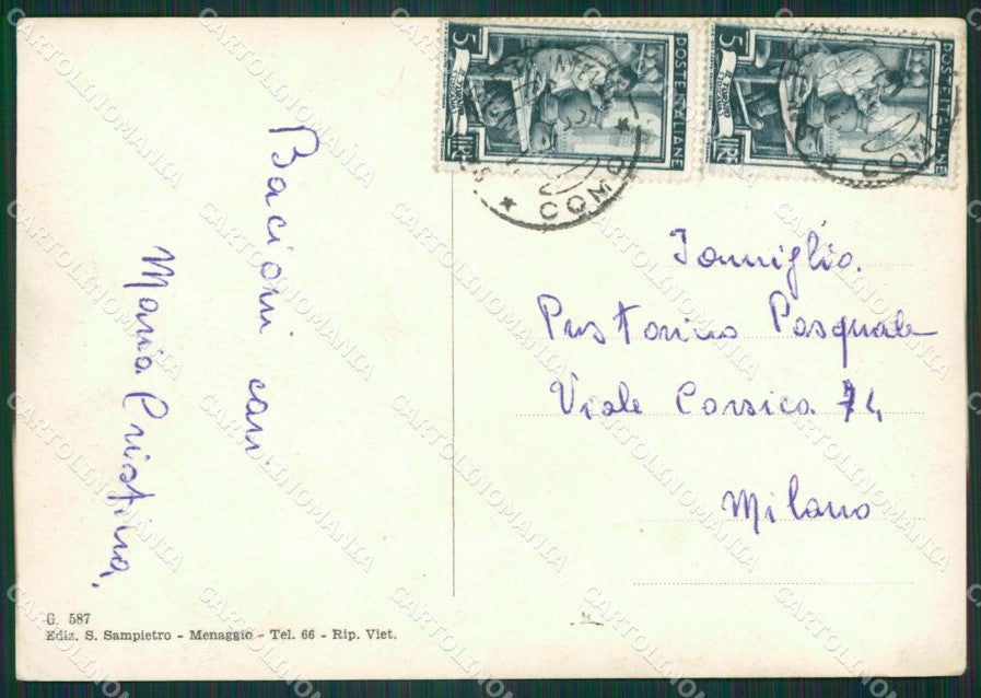 Como Pellio Laino Lago di Lugano Foto FG cartolina KB3351 – retro
