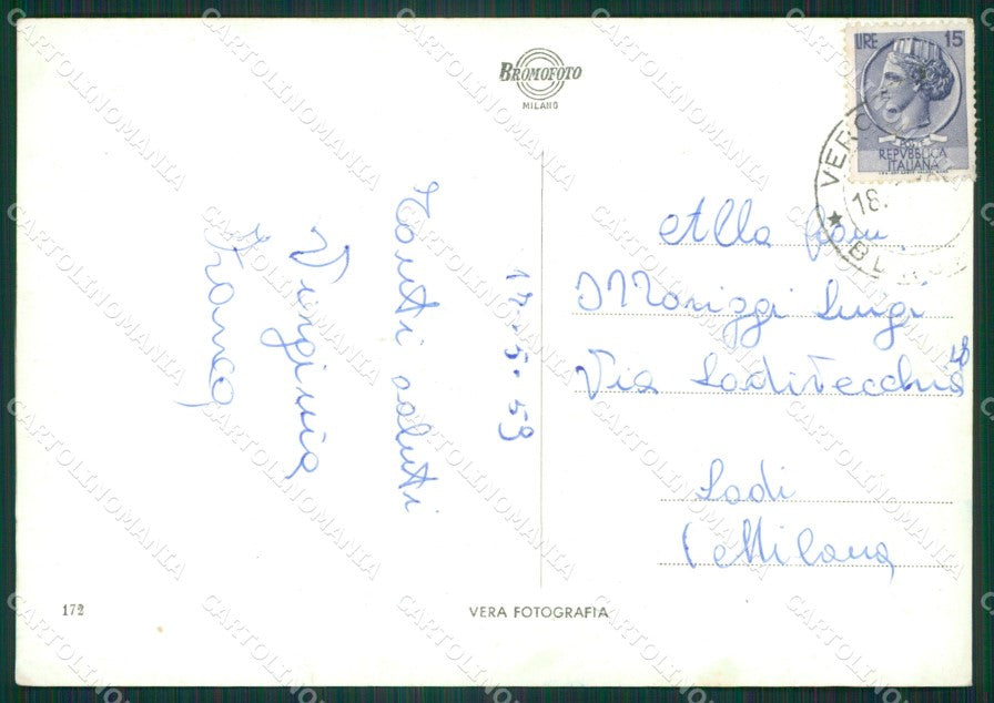 Lecco Città Lago di Foto FG cartolina KB3357 – retro