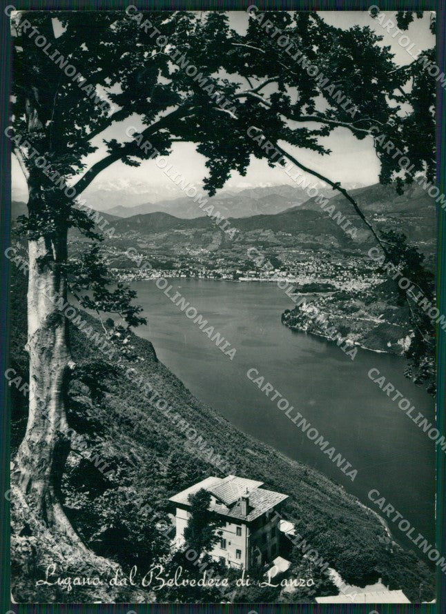 Como Lanzo d'Intelvi Lugano Lago di Foto FG cartolina KB3365 – fronte