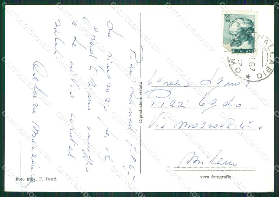 Lecco Grigna Meridionale Gruppo del Fungo Foto FG cartolina KB3379 – retro