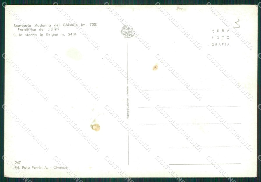 Como Magreglio Madonna del Ghisallo Foto FG cartolina KB3387 – retro