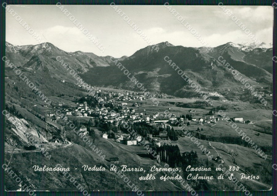 Lecco Barzio Cremeno Cassina Foto FG cartolina KB3397 – fronte