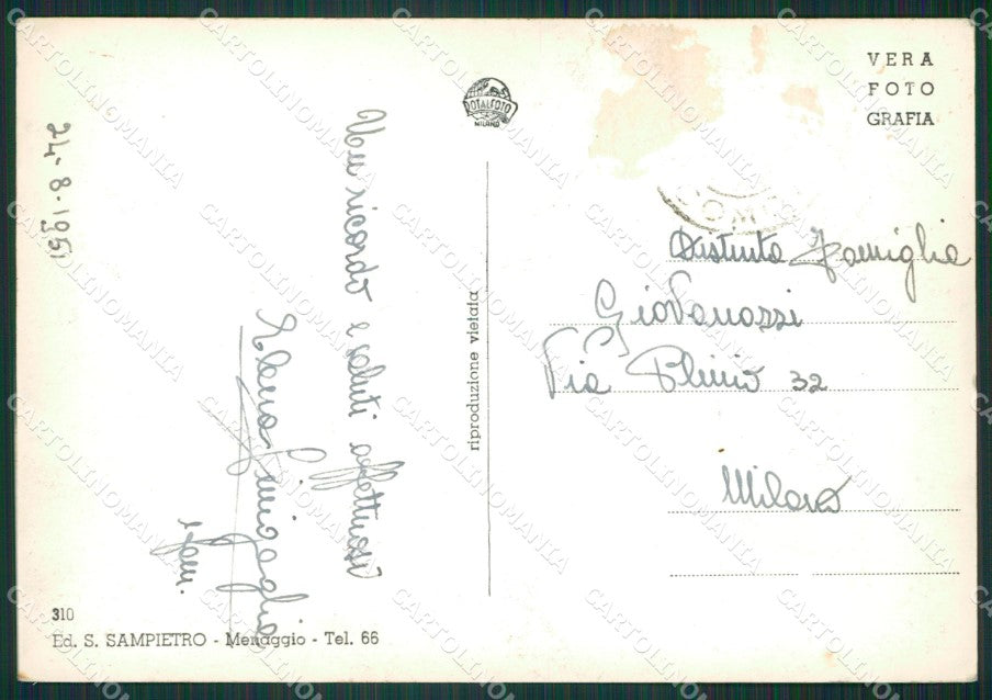 Lecco Esino Lario PIEGHINE Foto FG cartolina KB3415 – retro