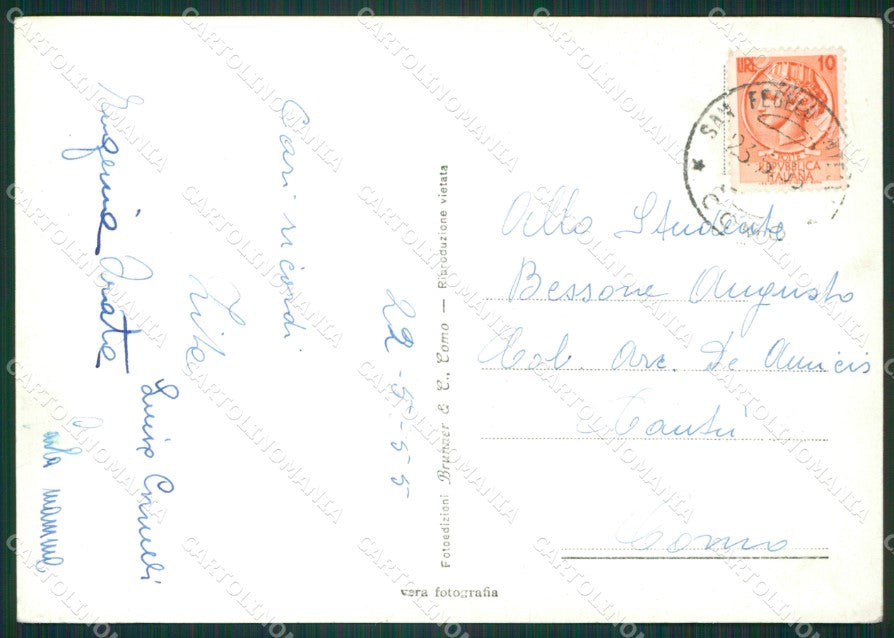 Como Lanzo d'Intelvi Lago di Lugano Foto FG cartolina KB3428 – retro