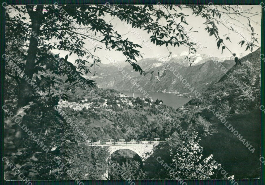 Como Dizzasco Lago di Como PIEGHE Foto FG cartolina KB3430 – fronte