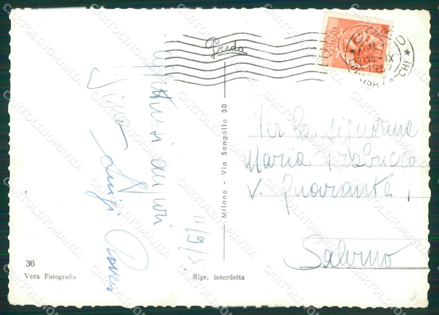 Como Città Foto FG cartolina KB3435 – retro