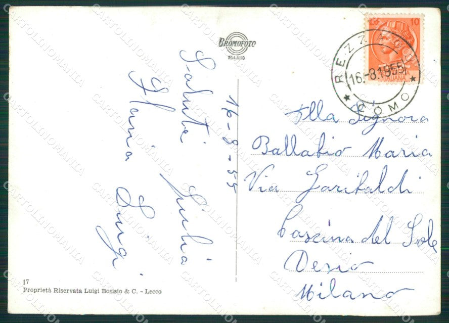Como Rezzago Foto FG cartolina KB3436 – retro