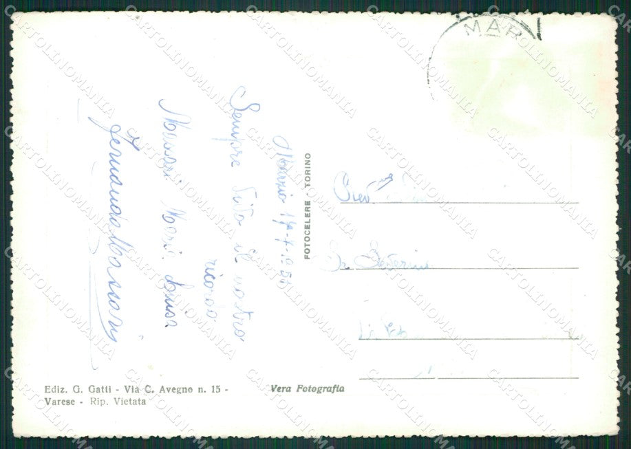 Varese Marzio PIEGHINA Foto FG cartolina KB3437 – retro