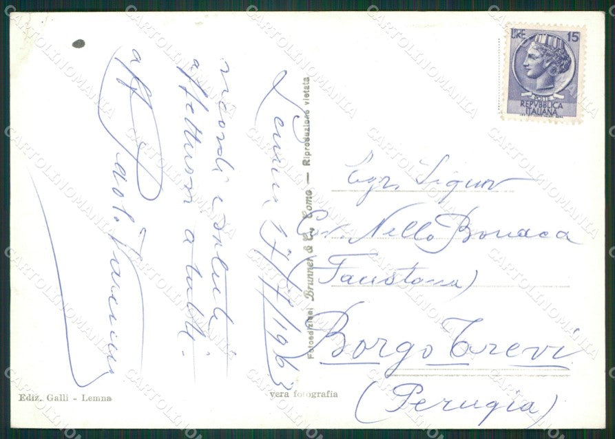 Como Faggeto Lario Lemna PIEGHINE Foto FG cartolina KB3438 – retro