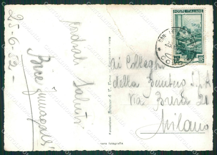 Como San Fedele d'Intelvi PIEGA Foto FG cartolina KB3455 – retro