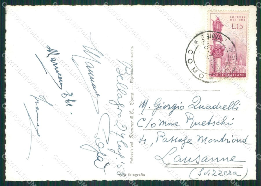 Como Città Lago di Foto FG cartolina KB3457 – retro