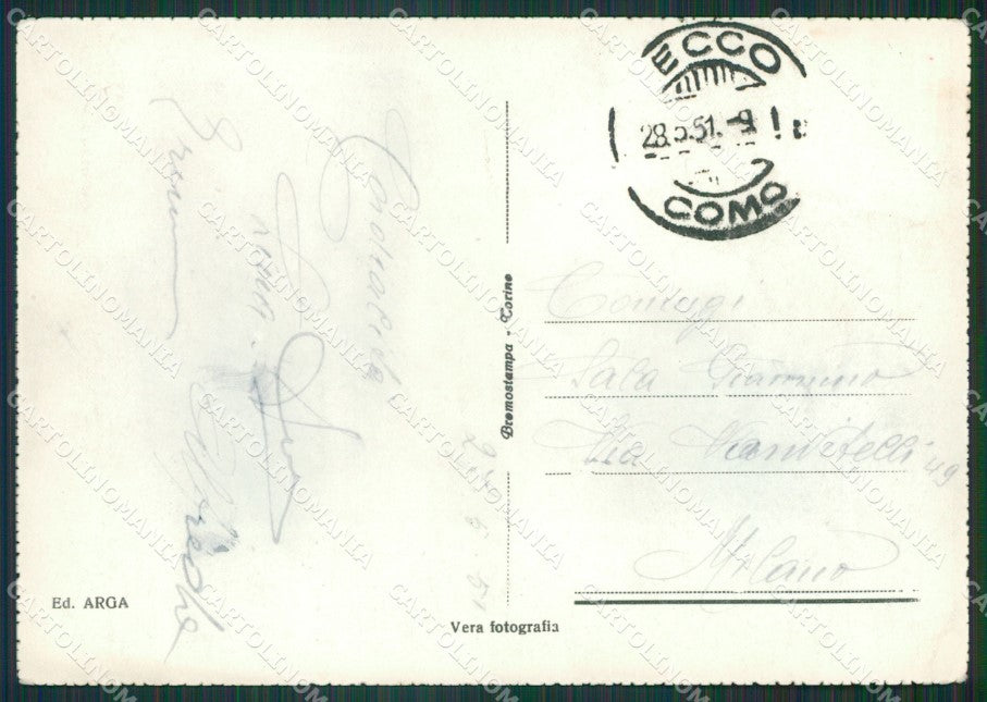Lecco Lago di Como MACCHIE Foto FG cartolina KB3459 – retro