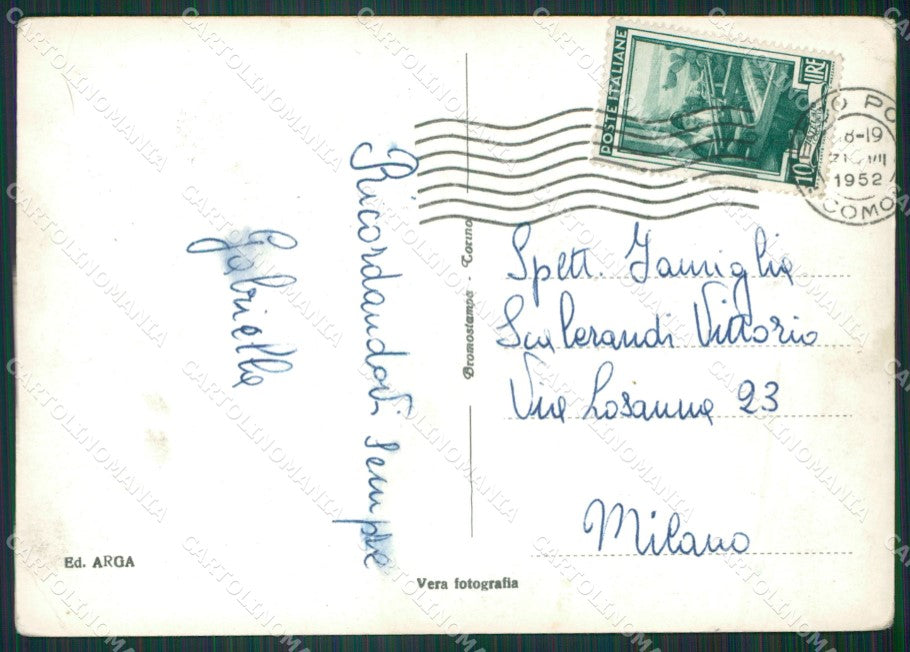 Lecco Lago di Como PIEGHINE Foto FG cartolina KB3460 – retro