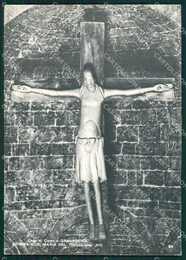 Como Gravedona Chiesa Santa Maria del Tiglio Foto FG cartolina KB3463 – fronte