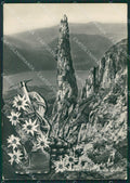 Lecco Grignetta Punta Giulia Stelle Alpine Foto FG cartolina KB3482 – fronte